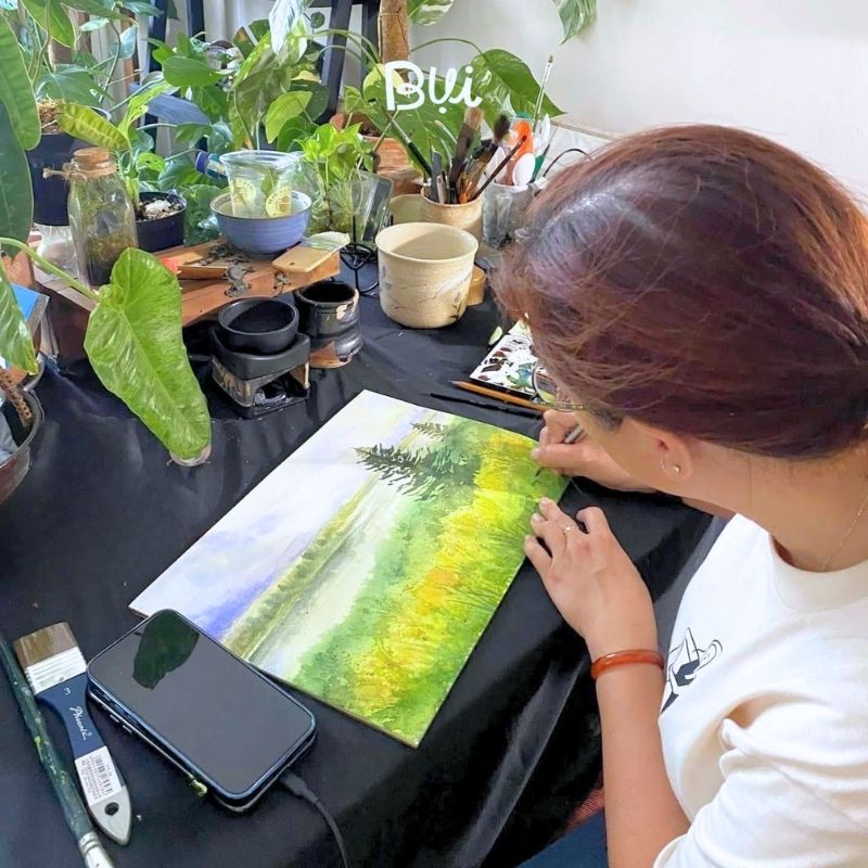 Tác phẩm học viên lớp vẽ Quận 3