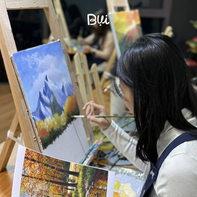 Tác phẩm học viên Mỹ Thuật Bụi Quận 8