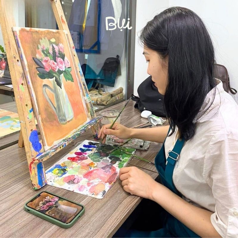 Tác phẩm học viên Mỹ Thuật Bụi Quận 8