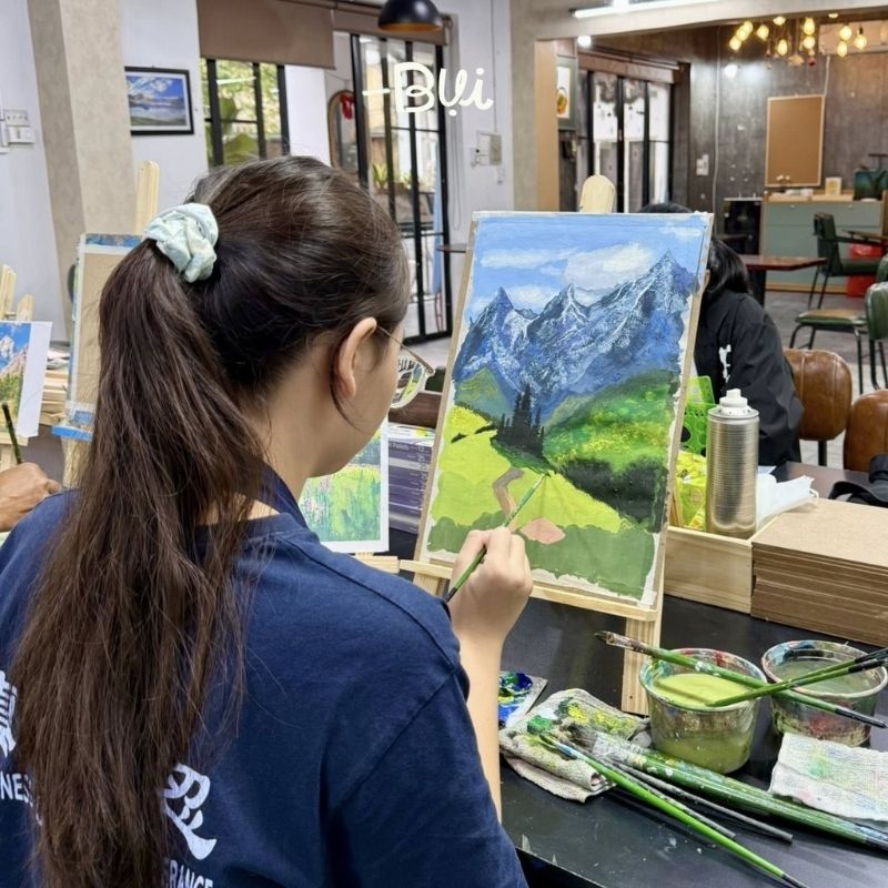 Tác phẩm học viên Mỹ Thuật Bụi Quận 8