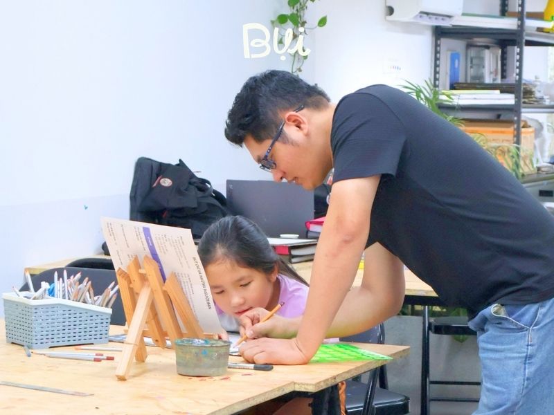 Thông tin lớp dạy vẽ cho bé Quận Long Biên của Bụi Nhỏ