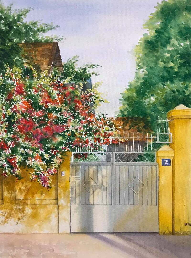 Tranh phong cảnh màu nước