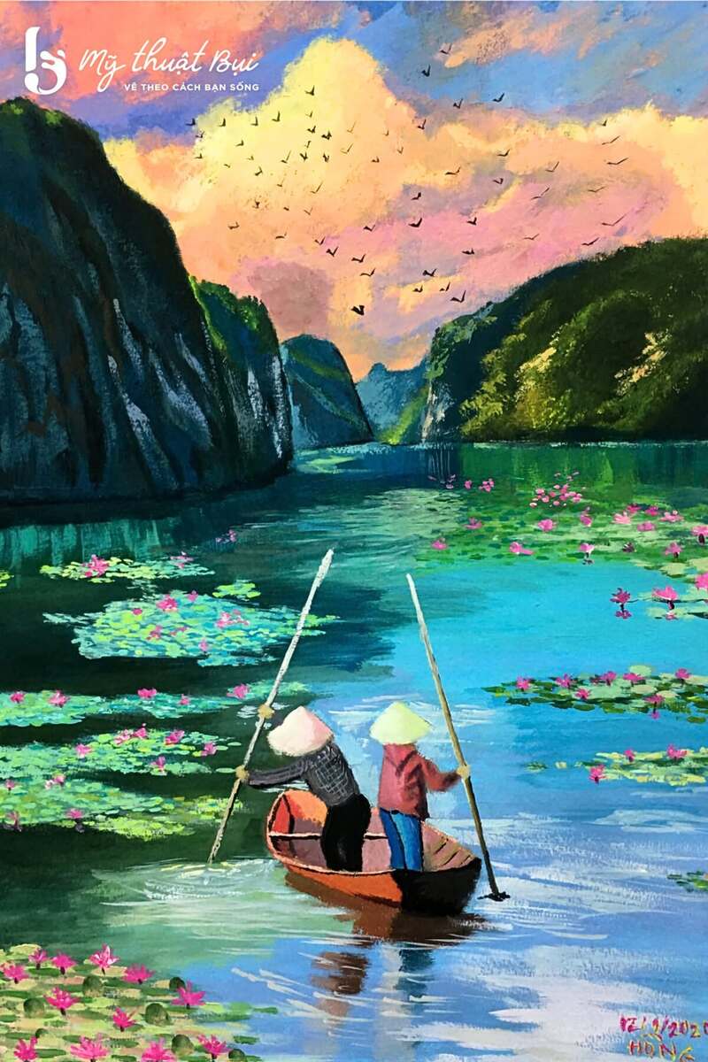 Tranh phong cảnh màu nước