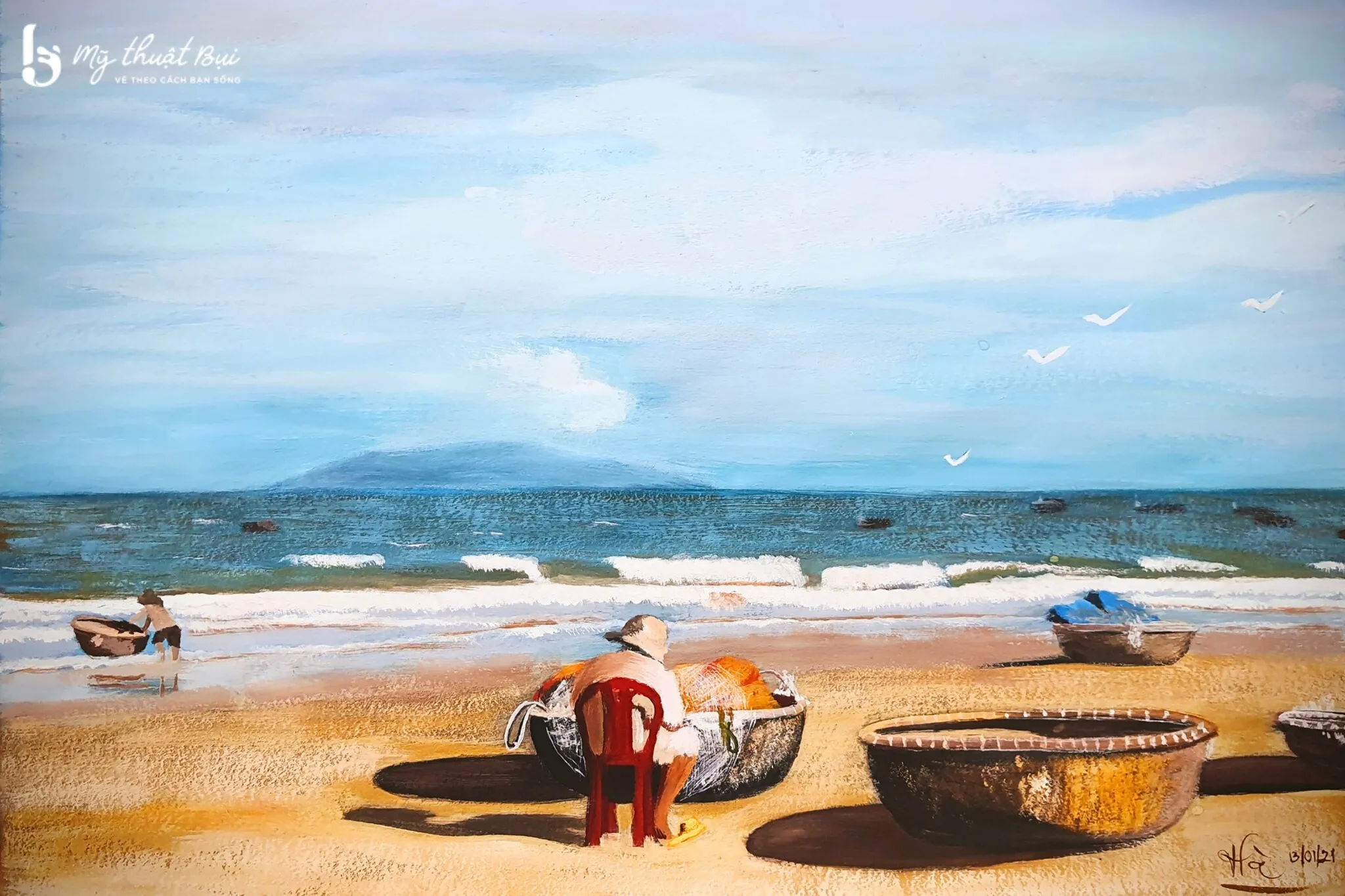 Tranh phong cảnh biển