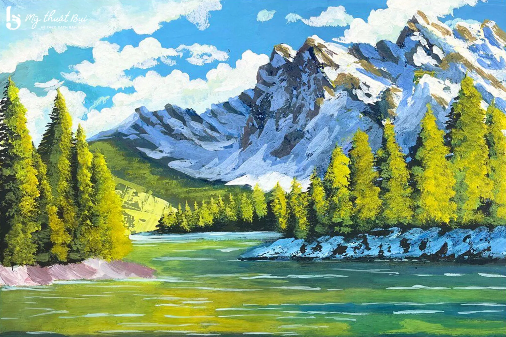 Tranh phong cảnh núi rừng