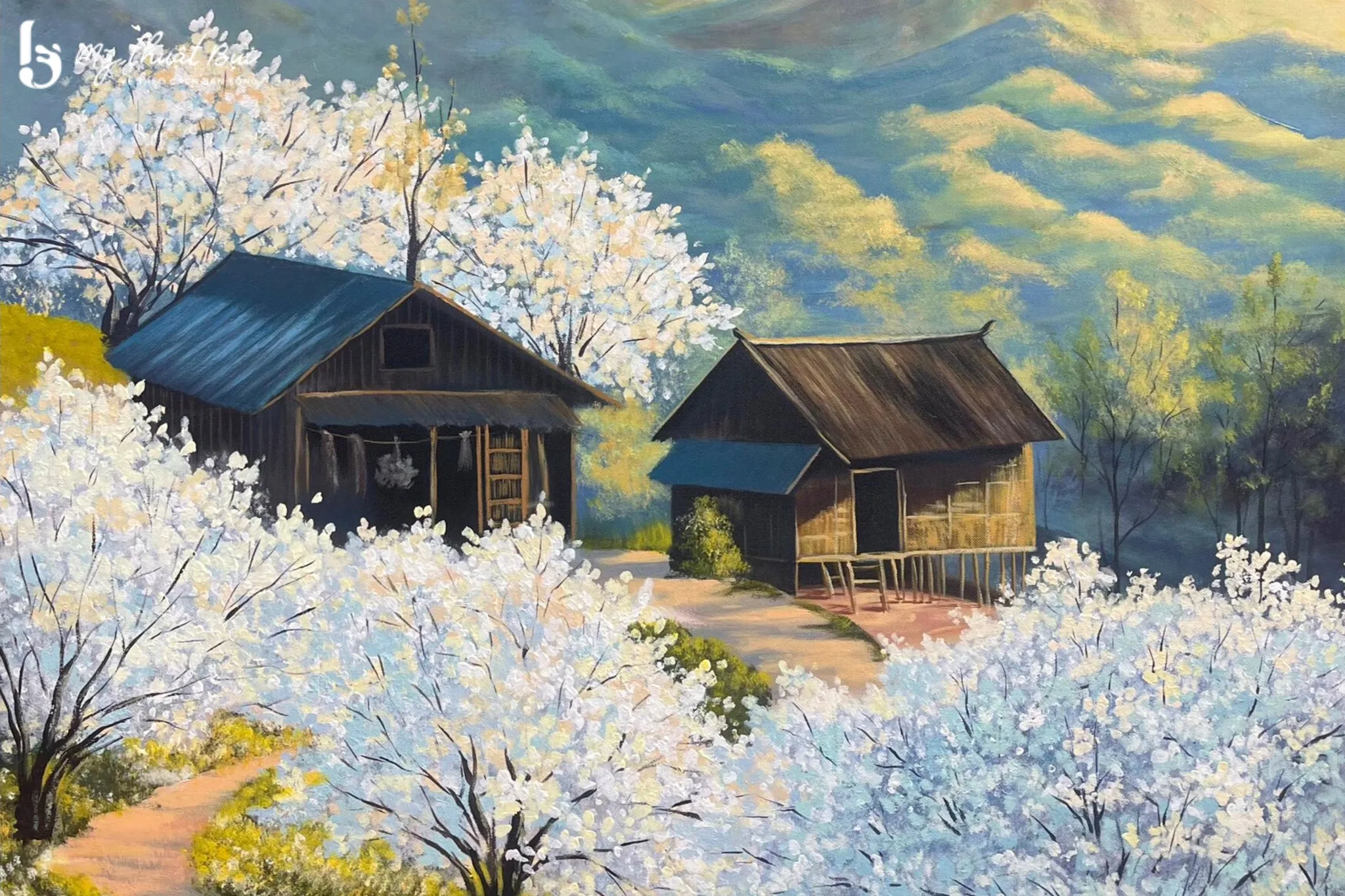 Tranh phong cảnh quê hương