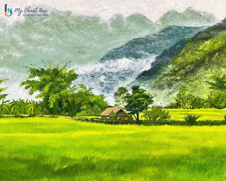 Tranh phong cảnh sơn dầu 2