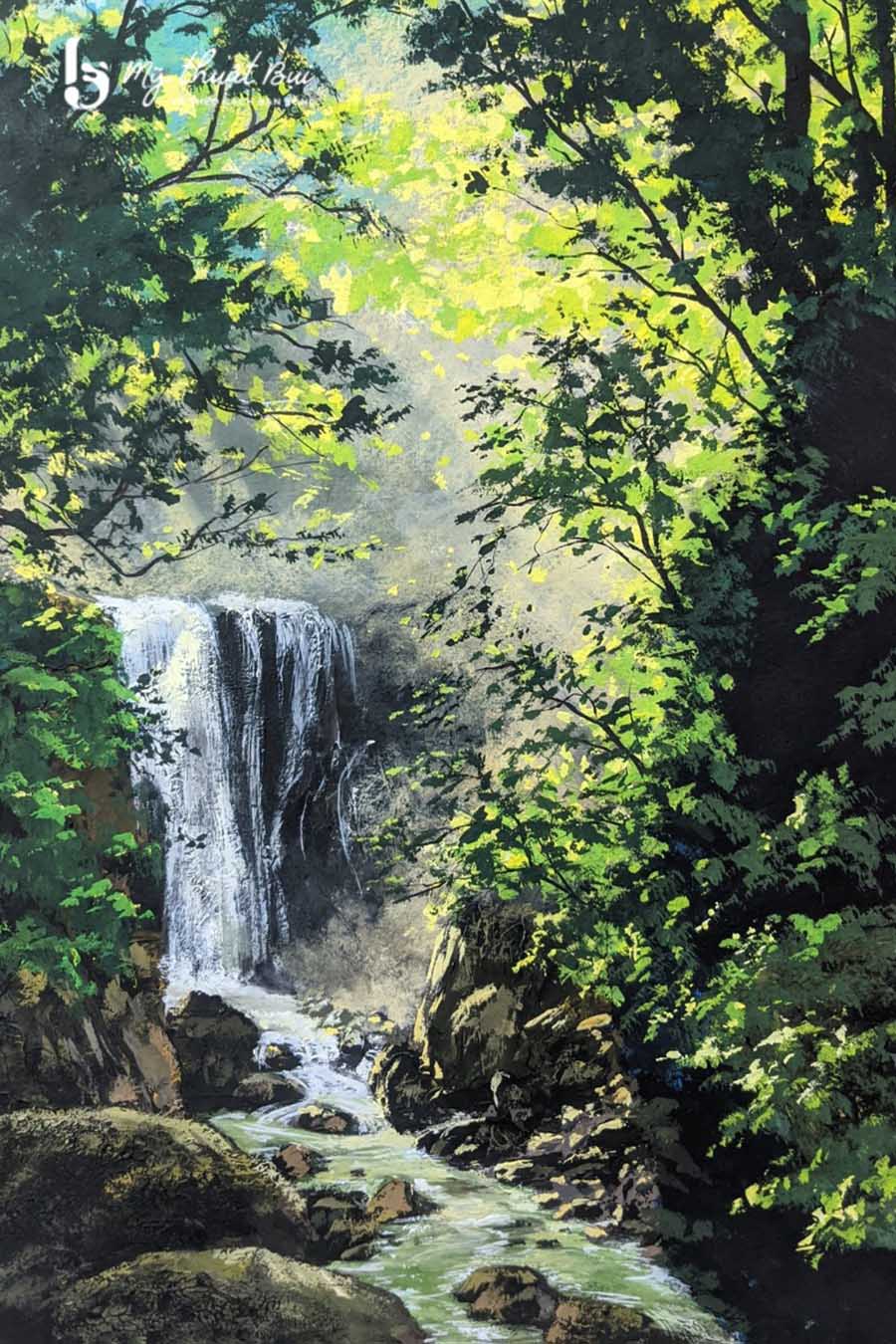 Tranh phong cảnh sơn dầu