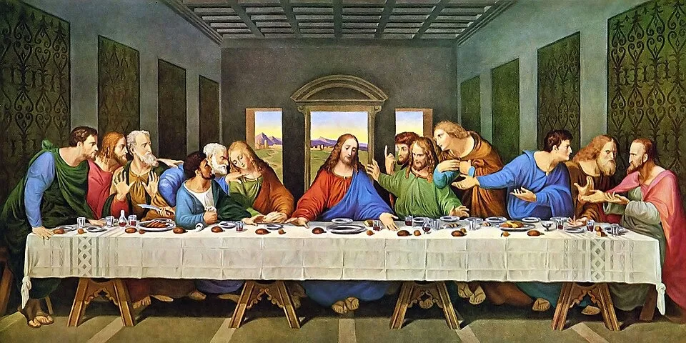 Bức tranh Bữa ăn tối cuối cùng (The Last Supper) 1495 - 1498 của Leonardo da Vinci Bức tranh Bữa ăn tối cuối cùng (The Last Supper) 1495 - 1498 của Leonardo da Vinci