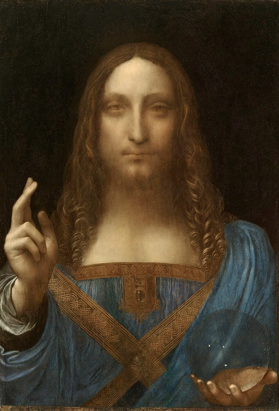 Bức tranh Salvator Mundi Chúa Cứu Thế của danh họa Leonardo da Vinci Bức tranh Salvator Mundi Chúa Cứu Thế của danh họa Leonardo da Vinci