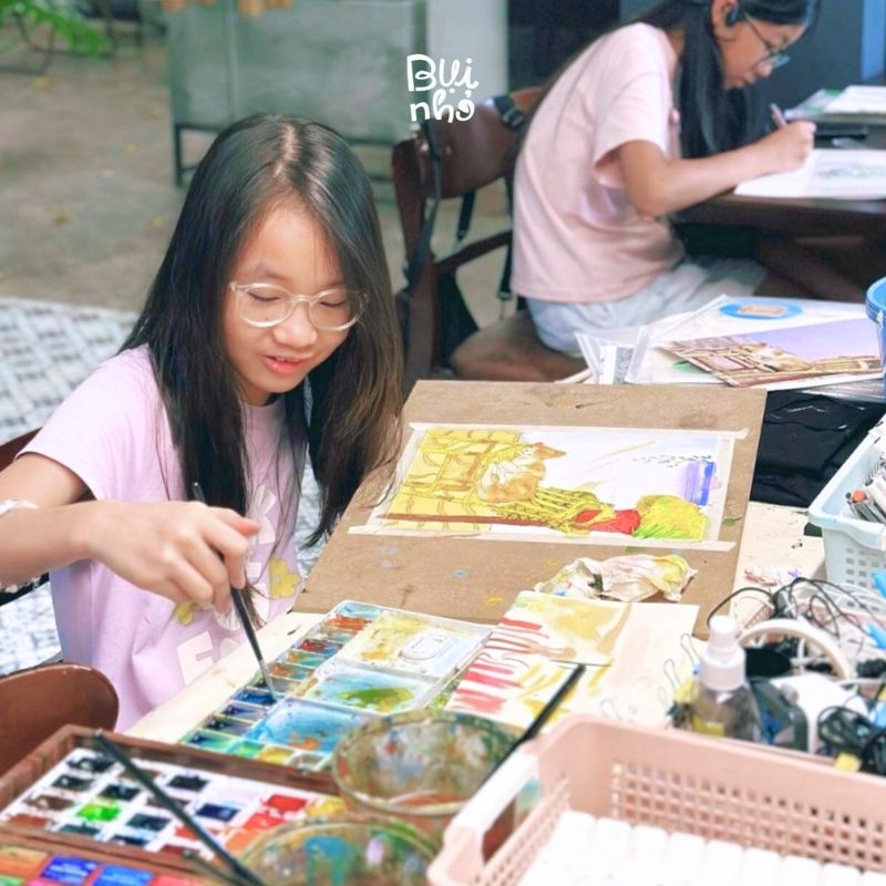 Hình ảnh học viên lớp Bụi Nhỏ quận Phú Nhuận
