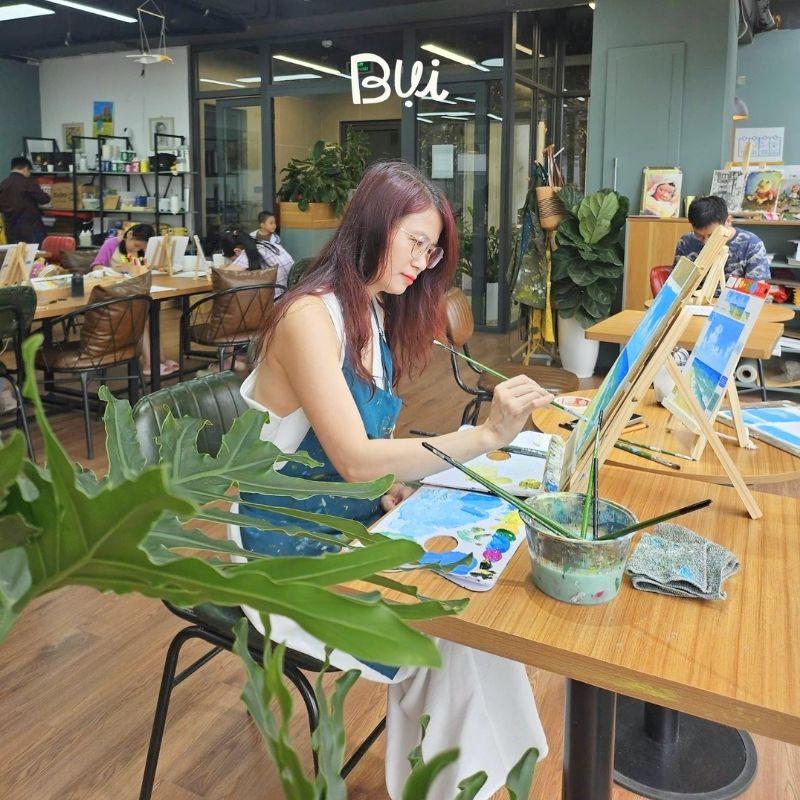 Hình ảnh học viên tại lớp Bụi Lớn Quận 12