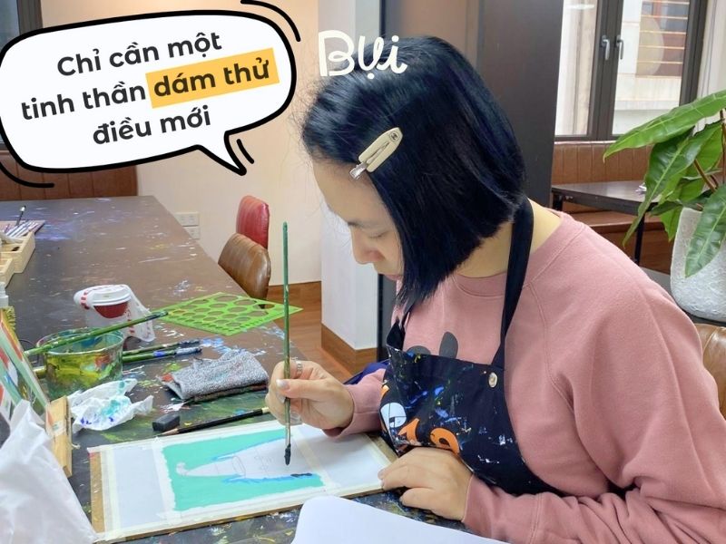 Học vẽ tại Mỹ Thuật Bụi không yêu cầu năng khiếu Không có năng khiếu có học vẽ được không?
