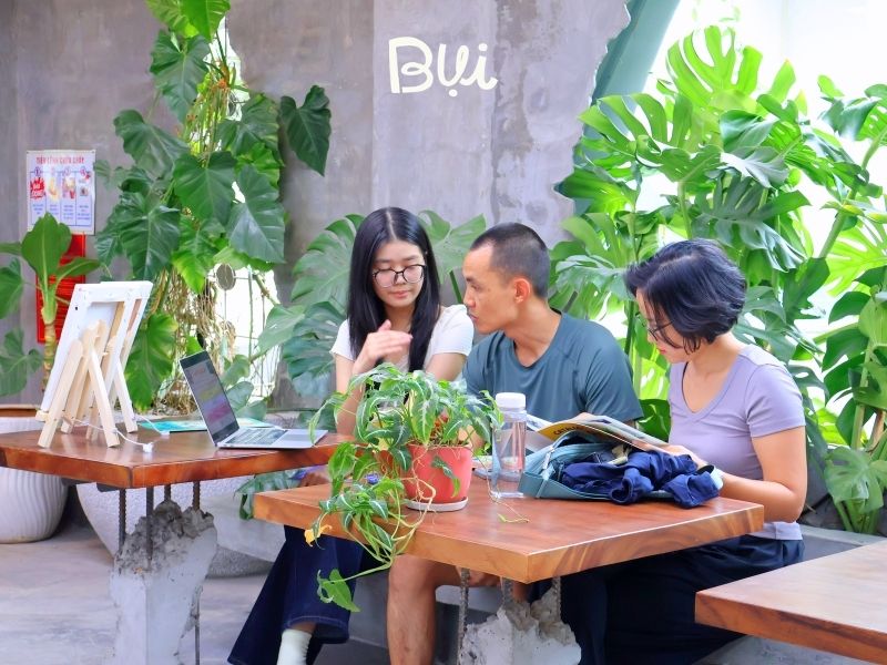 Không gian và môi trường học tại Mỹ thuật Bụi