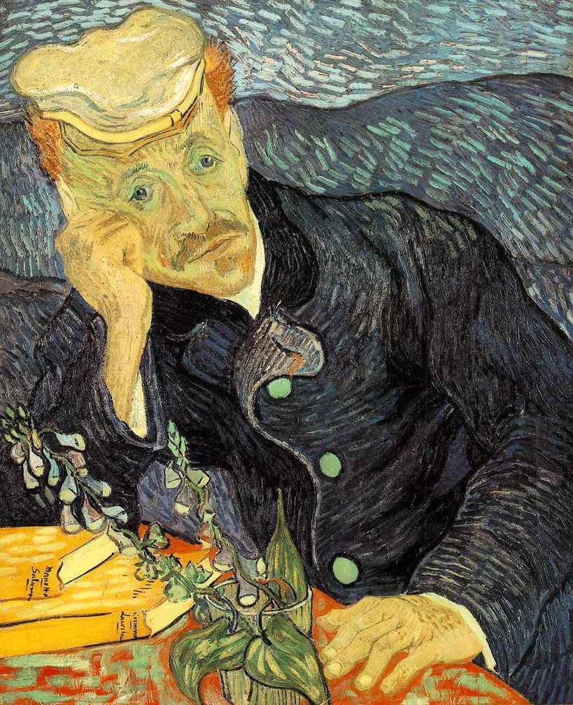 Chân Dung Bác Sĩ Gachet - Portrait of Dr. Gachet (1890) Chân Dung Bác Sĩ Gachet - Portrait of Dr. Gachet (1890)