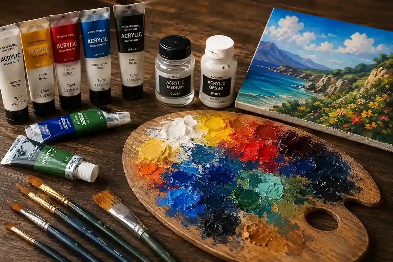 Màu acrylic Màu acrylic