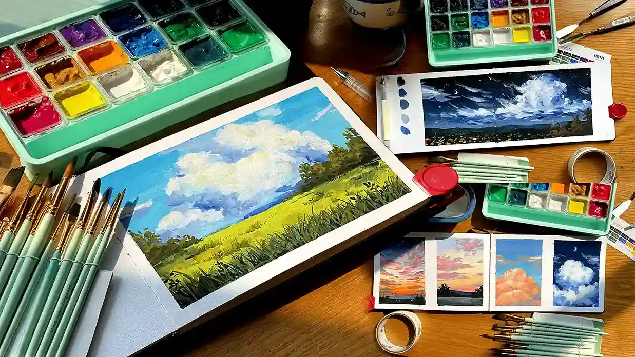 Màu gouache Màu gouache