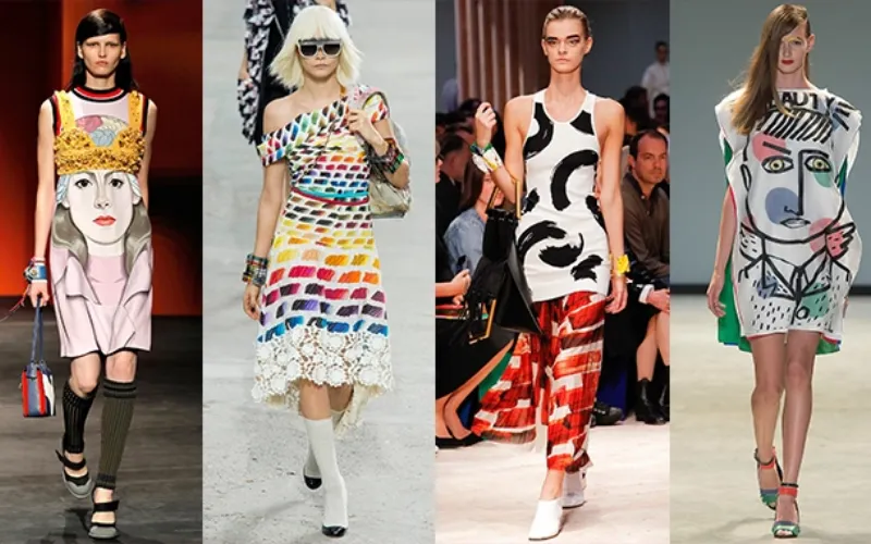 Ứng dụng của phong cách Pop Art trong ngành thời trang Ứng dụng của phong cách Pop Art trong ngành thời trang