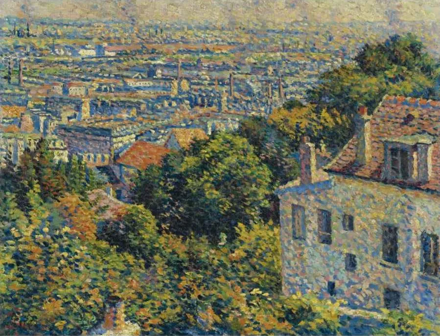 Tác phẩm Hậu ấn tượng Montmartre của Maximilien Luce Tác phẩm Hậu ấn tượng Montmartre của Maximilien Luce