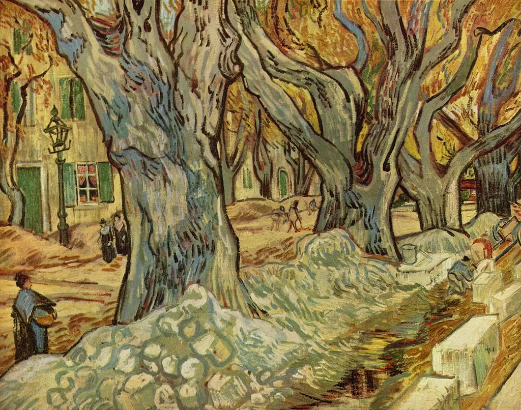Tác phẩm The Large Plane Trees của Vincent van Gogh Tác phẩm The Large Plane Trees của Vincent van Gogh
