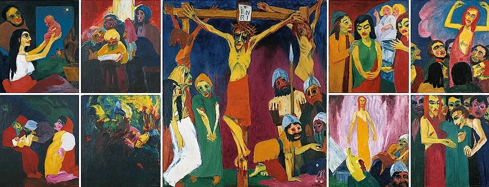 The Life of Christ (Cuộc đời của Chúa Giê-su - Bộ tranh đa bản họa 9 tấm, sáng tác năm 1911 - 1912)