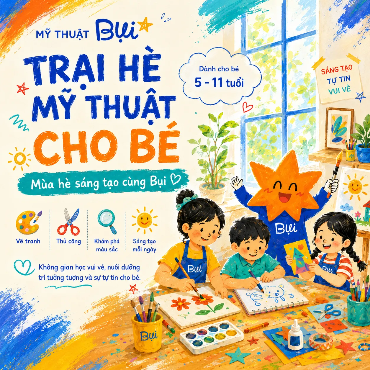 Trại hè bán trú tại Hà Nội 2026 cho bé từ 5 tuổi