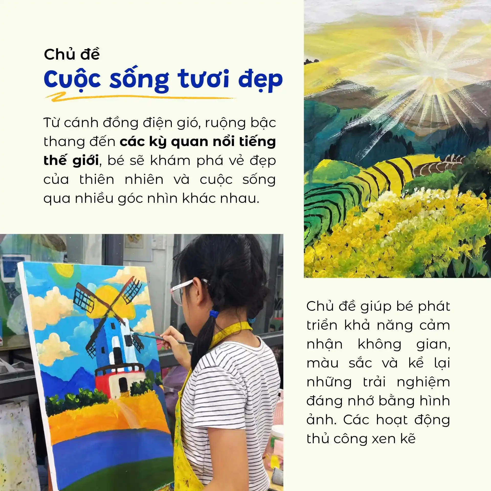 Trại hè thiếu nhi chủ đề Cuộc sống tươi đẹp
