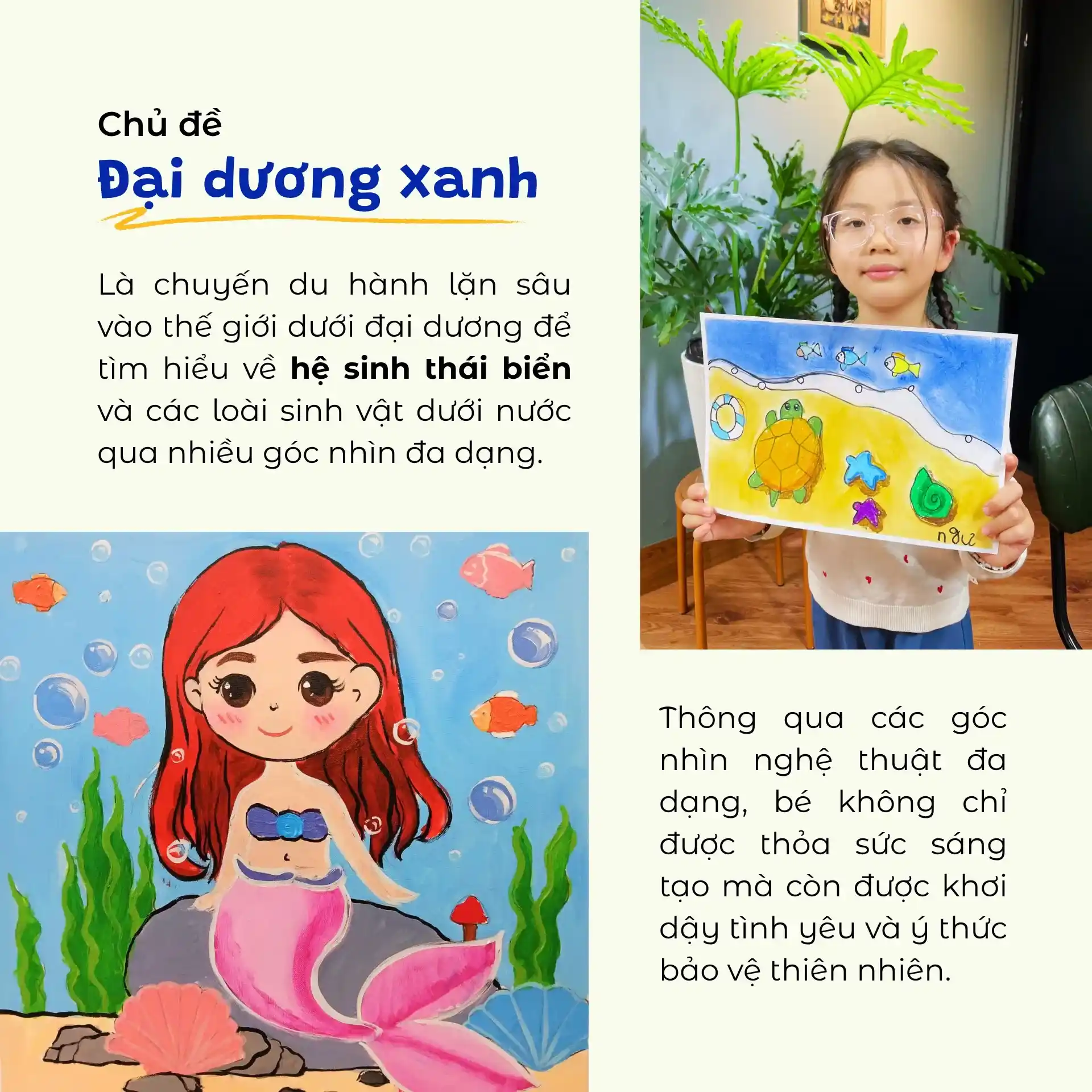 Trại hè thiếu nhi chủ đề Đại dương xanh