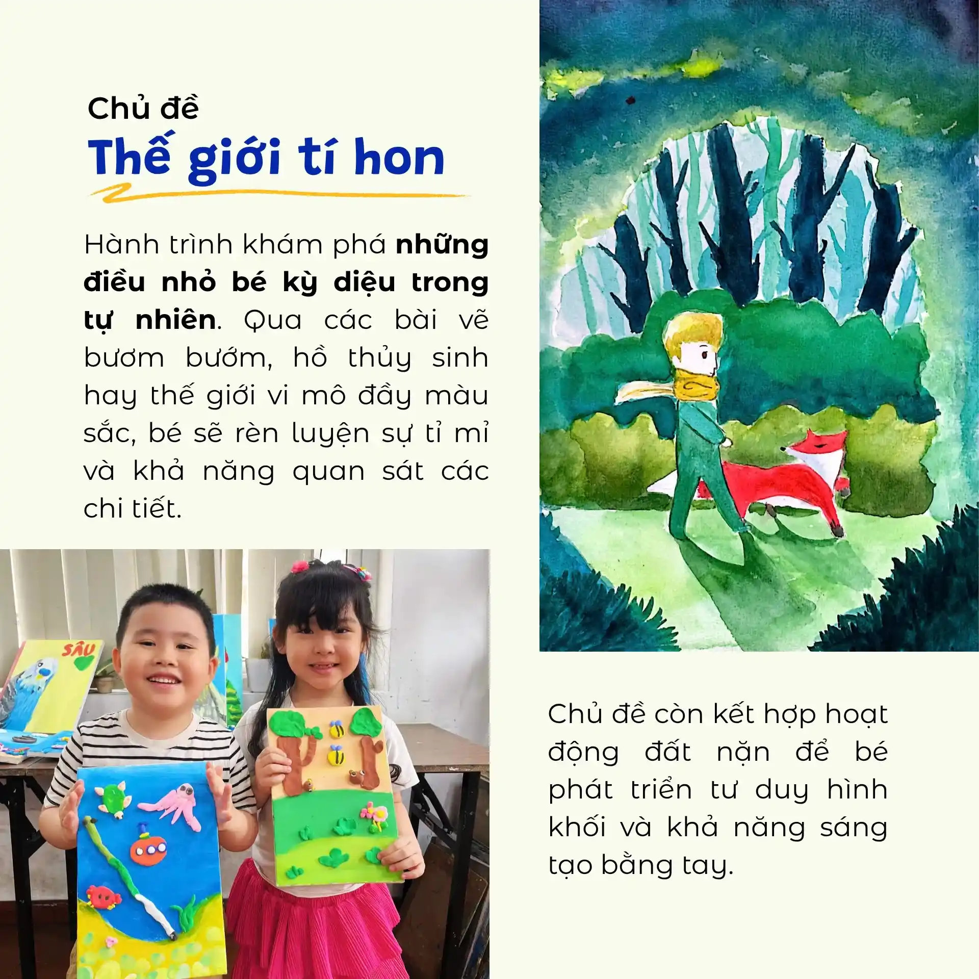 Trại hè thiếu nhi chủ đề thế giới tí hon