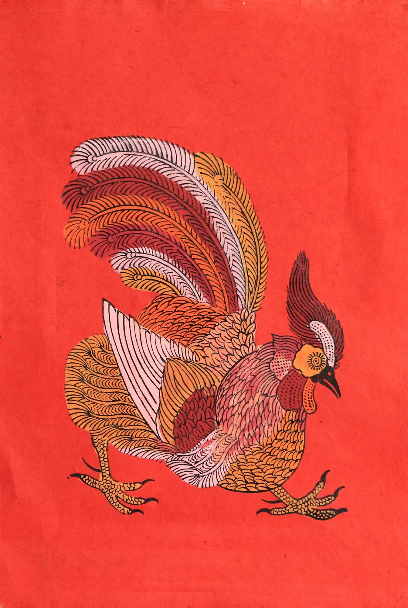 Tranh Gà tịch tà (Thần kê)