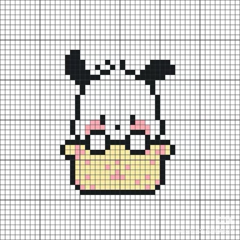 tranh pixel pochacco 10