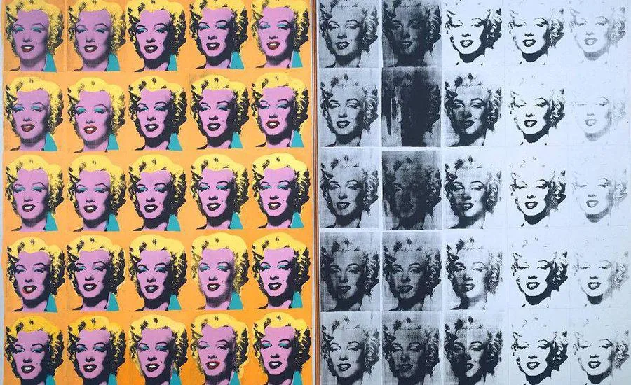 Tác phẩm Marilyn Diptych (1962) Tác phẩm Marilyn Diptych (1962)