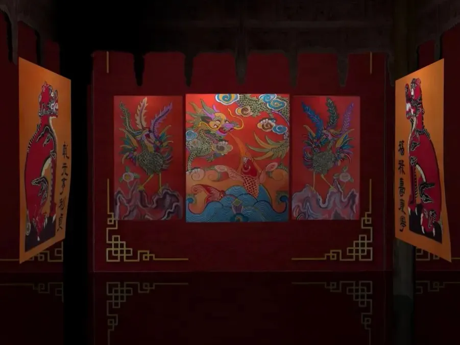 Triển lãm không gian tranh bộ Kim Hoàng
