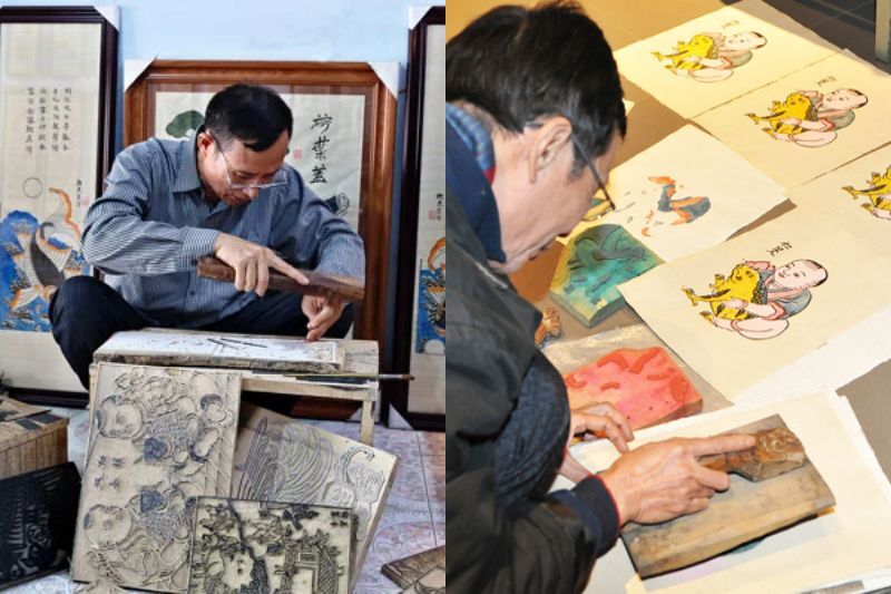 Tranh Đông Hồ là gì? Nguồn gốc lịch sử, ý nghĩa và giá trị 5 Kỹ thuật khắc ván và in tranh Đông Hồ