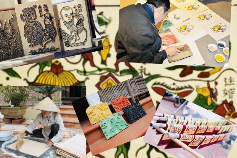 Tranh Đông Hồ là gì? Nguồn gốc lịch sử, ý nghĩa và giá trị 4 Quy trình chế tác tranh dân gian Đông Hồ