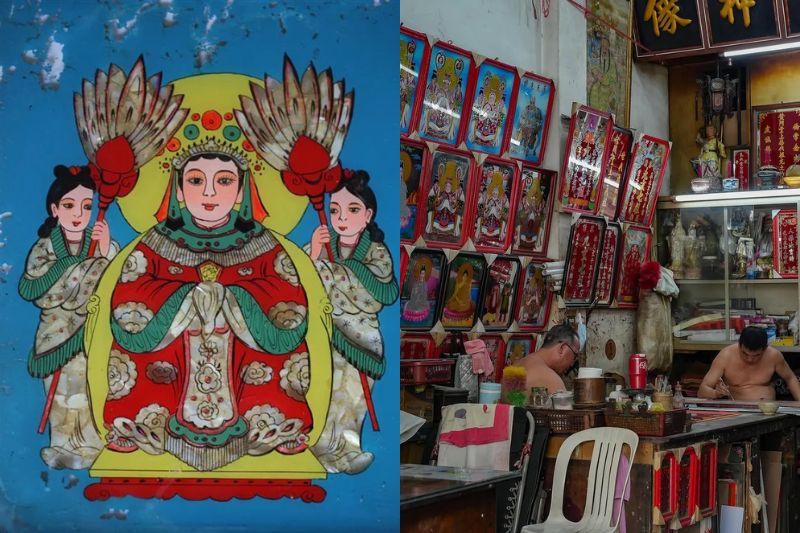 Tranh dân gian Việt Nam: Nguồn gốc, đặc điểm và 12 dòng tranh tiêu biểu 13 Tranh Kính (Kiếng) Nam Bộ