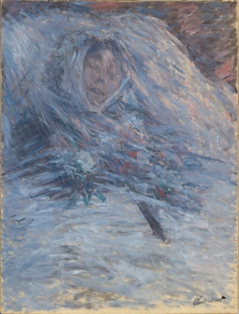 20 bức tranh Monet nổi tiếng và di sản nghệ thuật của Claude Monet 8 Bức tranh "Camille Monet trên giường bệnh", năm 1879