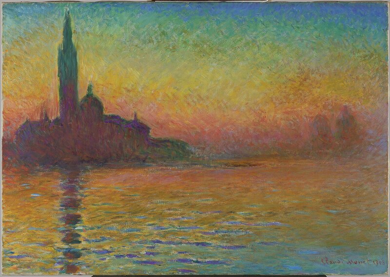 20 bức tranh Monet nổi tiếng và di sản nghệ thuật của Claude Monet 37 Tác phẩm San Giorgio Maggiore at Dusk - Claude Monet