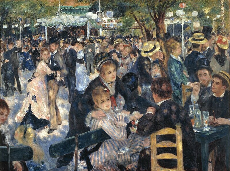 Bức tranh Dance at Le Moulin de la Galette (Khiêu vũ tại Le Moulin de la Galette) được họa sĩ người Pháp Pierre-Auguste Renoir sáng tác vào năm 1876