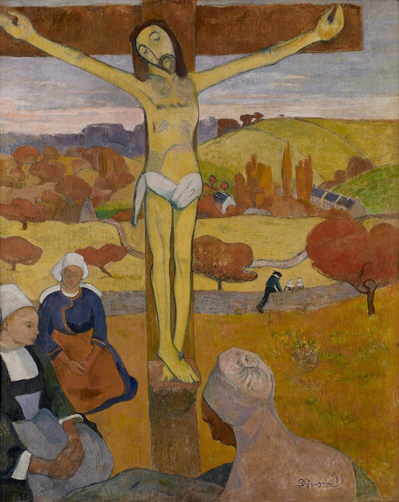 Tác phẩm nổi tiếng "Chúa vàng" (The Yellow Christ / Le Christ jaune) Paul Gauguin sáng tác vào năm 1889