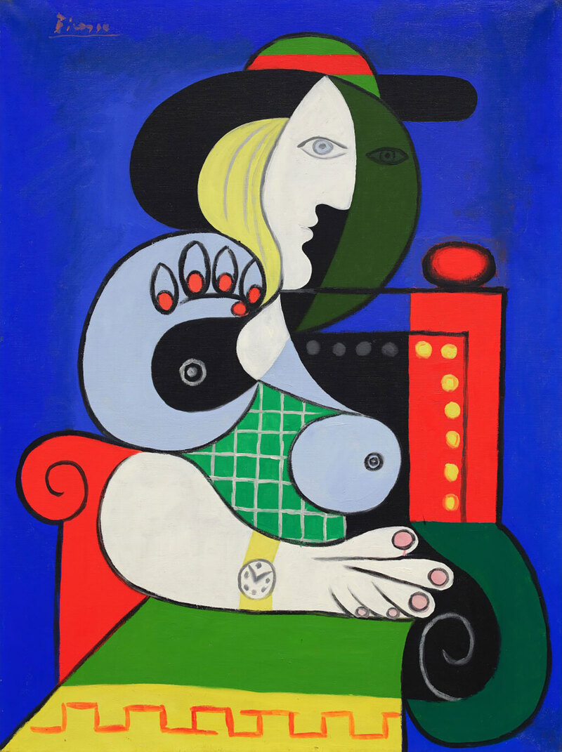 Top 14 bức tranh Picasso nổi tiếng và đắt giá nhất hiện nay 4 Femme à la Montre