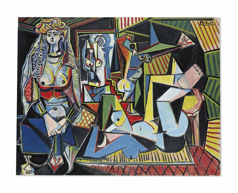 Top 14 bức tranh Picasso nổi tiếng và đắt giá nhất hiện nay 2 Les Femmes d'Alger (Version O)