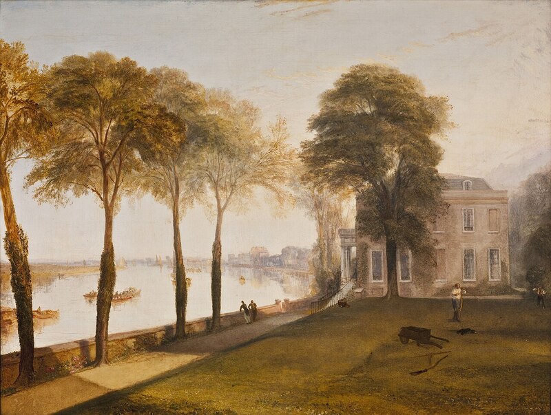 Tác phẩm Mortlake Terrace: Early Summer Morning (Sân hiên Mortlake: Buổi sáng đầu hè) vẽ năm 1826 bởi danh họa người Anh J. M. W. Turner