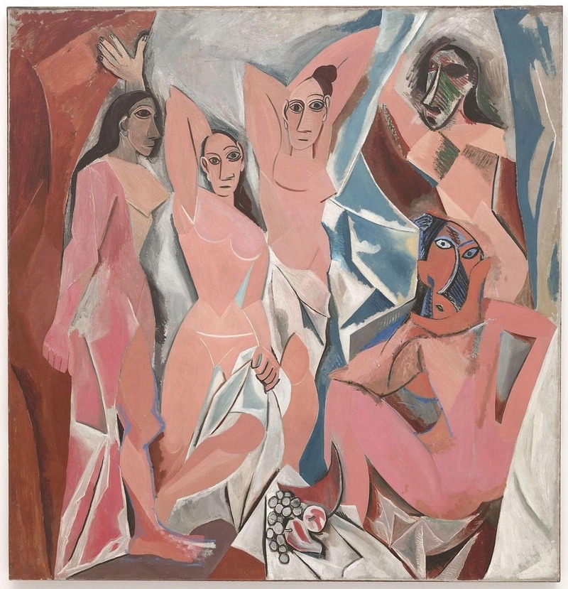 Les Demoiselles d'Avignon (Những cô nàng ở Avignon) của Pablo Picasso