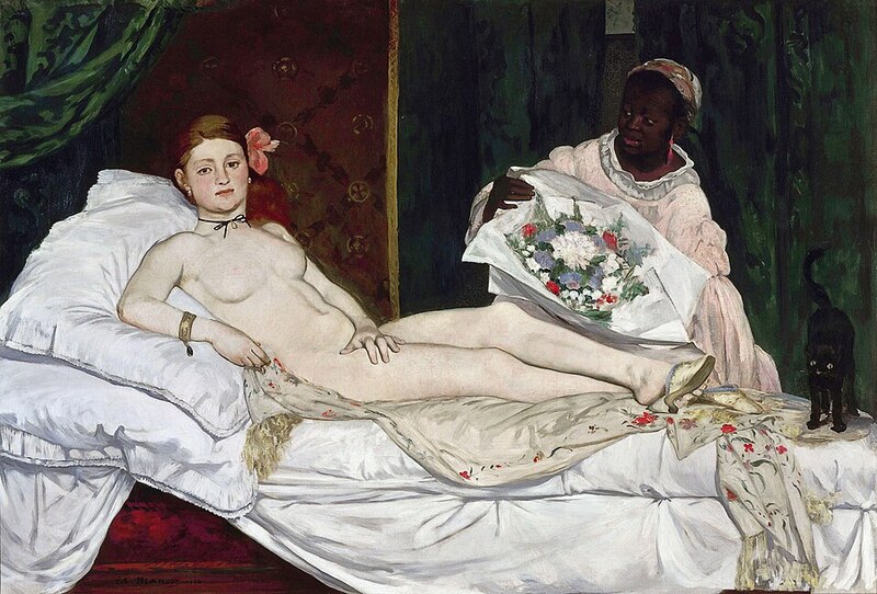 Olympia là bức tranh sơn dầu năm 1863 của họa sĩ người Pháp Édouard Manet, vẽ một phụ nữ khỏa thân nằm trên giường cùng người hầu gái
