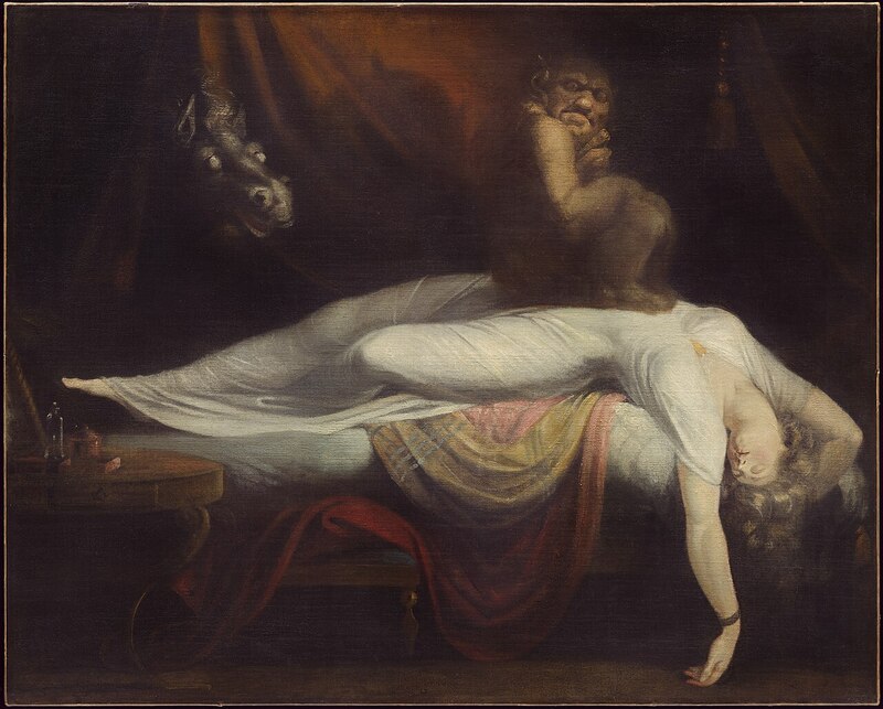 Bức tranh trường phái lãng mạn The Nightmare của Henry Fuseli, 1781
