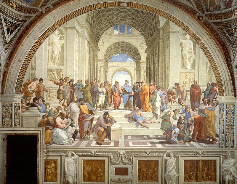 Bức tranh The School of Athens (Trường học Athens) của Raphael