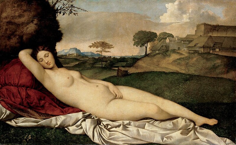 Bức tranh "The Sleeping Venus" (Nữ thần Vệ Nữ say ngủ) là một kiệt tác thời Phục hưng Ý