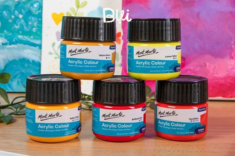 Cách phòng tránh màu Acrylic bị khô cứng ngay từ đầu