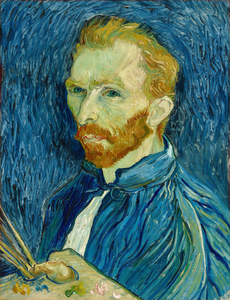 Chân dung tự họa Van Gogh: Hành trình 36 bức tranh đi tìm chính mình 9 Chân dung tự họa 1889 (Self-Portrait, 1889, National Gallery of Art)
